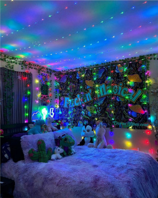 Local Charm 80 LEDs 7 m Multicolor Steady String Rice Lights(Pack of 4)