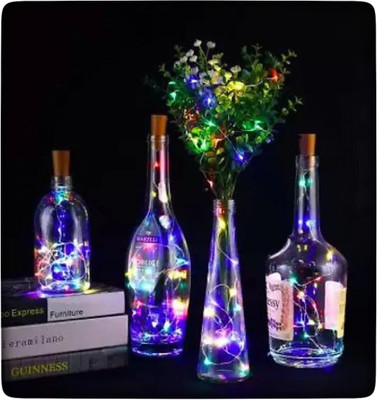 Business Squad 20 LEDs 1.98 m Multicolor Steady String Rice Lights(Pack of 4)