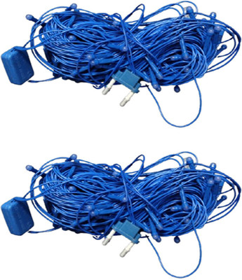 Tryka 60 LEDs 18 m Blue Steady String Rice Lights(Pack of 2)