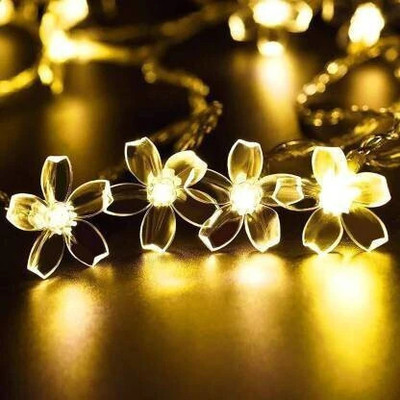 spark world 12 LEDs 8.89 m Yellow Steady Bulb Rice Lights(Pack of 1)