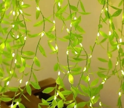 Brightaura 120 LEDs 3 m Yellow Flickering, Steady Wasp Rice Lights(Pack of 1)