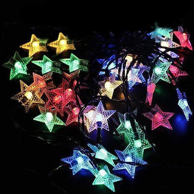 Flipkard SmartBuy 25 LEDs 4 m Multicolor Steady Star Rice Lights(Pack of 1)