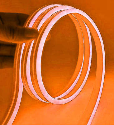 Steko 120 LEDs 1 m Orange Steady Strip Rice Lights(Pack of 1)