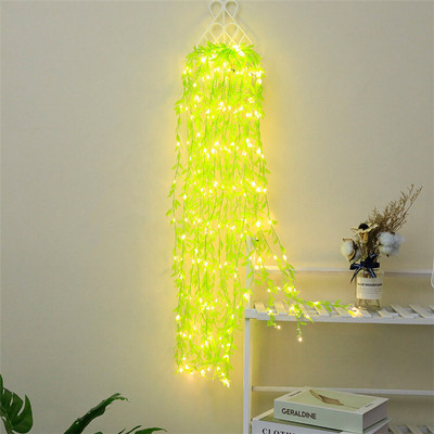 inooBeam 180 LEDs 2.92 m Yellow Flickering Leaf Rice Lights(Pack of 1)