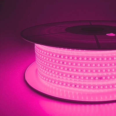 H Decor 600 LEDs 5 m Pink Steady String Rice Lights(Pack of 1)