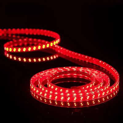 SEETASTIC 120 LEDs 5 m Red Steady Strip Rice Lights(Pack of 1)