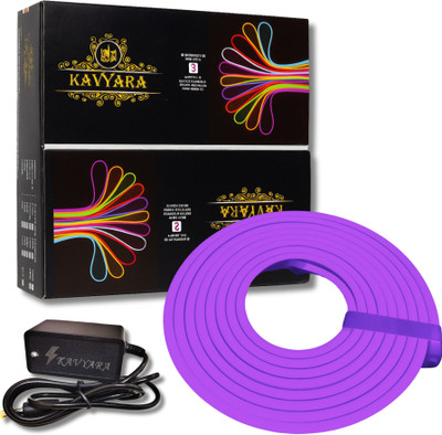 KAVYARA 600 LEDs 5 m Purple Steady Strip Rice Lights(Pack of 1)