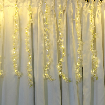 unbrand 150 LEDs 3 m Yellow Flickering Flower Rice Lights(Pack of 1)