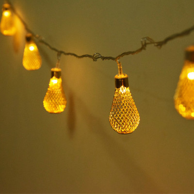 NISCO 16 LEDs 4 m Yellow Steady Water Drop Rice Lights(Pack of 1)
