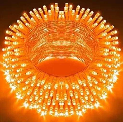 ELECRTIC ELITE 40 LEDs 12 m Orange Steady String Rice Lights(Pack of 1)