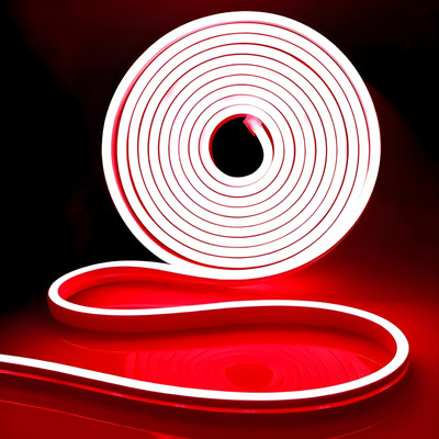 Kingdom 600 LEDs 5 m Red Steady Strip Rice Lights(Pack of 4)