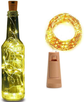 Lexton 20 LEDs 2 m Yellow Steady String Rice Lights(Pack of 1)