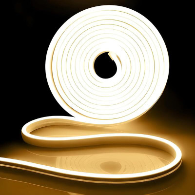 Newness 300 LEDs 5 m Yellow Steady Strip Rice Lights(Pack of 1)