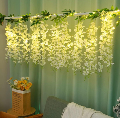 Ravso 300 LEDs 3.5 m White Flickering Leaf Rice Lights(Pack of 1)
