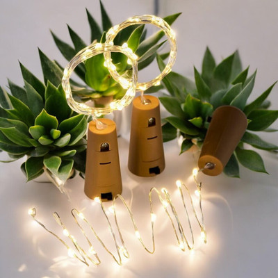 NISCO 20 LEDs 2.1 m Gold Steady Bulb Rice Lights(Pack of 1)