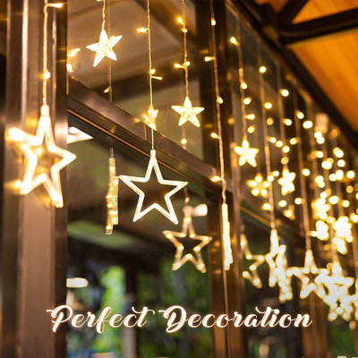 Techpunch 12 LEDs 3 m Yellow Flickering Star Rice Lights(Pack of 1)