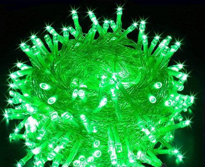inooBeam 40 LEDs 11.01 m Green Steady String Rice Lights(Pack of 1)
