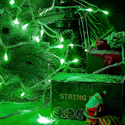 Kingdom 36 LEDs 9 m Green Steady String Rice Lights(Pack of 1)
