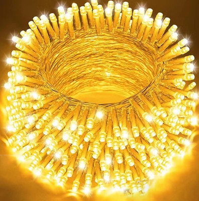 AJOLA 36 LEDs 12 m Yellow Steady Ball Rice Lights(Pack of 1)