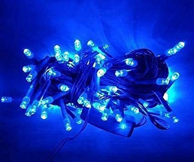 Ravbelli 38 LEDs 15 m Blue Steady Christmas Tree Rice Lights(Pack of 1)