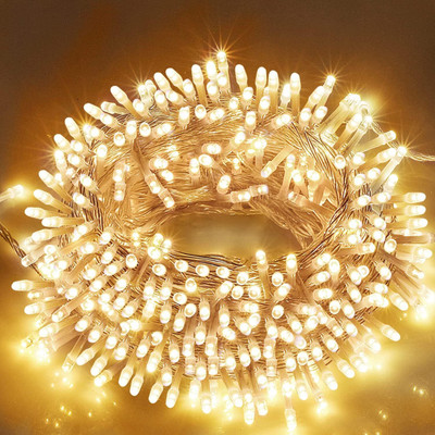 GAUVIK 150 LEDs 30 m Yellow Steady String Rice Lights(Pack of 1)