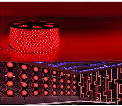 Daiwik 1008 LEDs 14 m Red Steady Strip Rice Lights(Pack of 1)