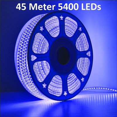 Trendx 5400 LEDs 45 m Blue Steady Strip Rice Lights(Pack of 1)