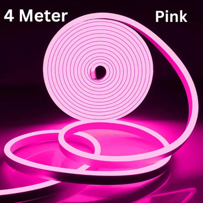 KAVORA 480 LEDs 4 m Pink Steady Strip Rice Lights(Pack of 1)