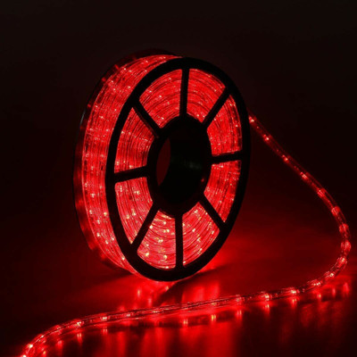 PESCA 360 LEDs 5 m Red Steady String Rice Lights(Pack of 1)