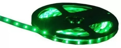 StrawHat 210 LEDs 4 m Green Steady Strip Rice Lights(Pack of 1)