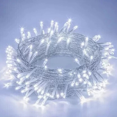 PKG 40 LEDs 11 m White Steady String Rice Lights(Pack of 1)