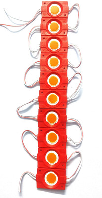 AP Source 10 LEDs 1 m Red Color Changing, Steady, Flickering Bulb Rice Lights(Pack of 10)