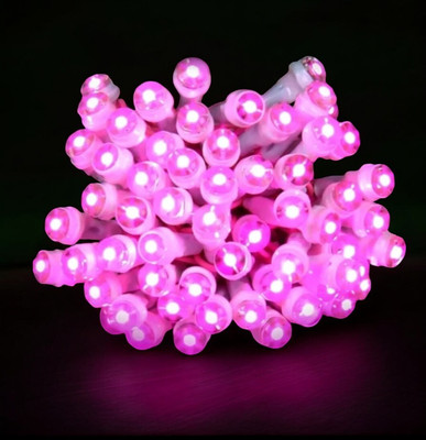 Shiv Shankar Sells 50 LEDs 11 m Pink Steady Bulb Rice Lights(Pack of 1)