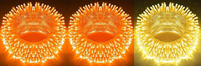 PKG 40 LEDs 11 m Multicolor Steady String Rice Lights(Pack of 3)