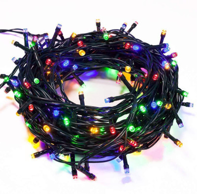 Lexton 40 LEDs 10 m Multicolor Steady String Rice Lights(Pack of 5)