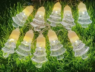 Vespa 10 LEDs 3 m Yellow Steady Christmas Tree Rice Lights(Pack of 1)