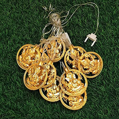 MITTRA 10 LEDs 3 m Yellow Steady Ganesh Rice Lights(Pack of 1)