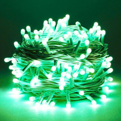 KAVORA 40 LEDs 4 m Green Steady String Rice Lights(Pack of 1)