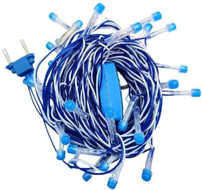 AP Source 34 LEDs 10 m Blue Steady Ball Rice Lights(Pack of 1)