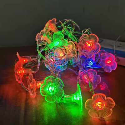WBD 14 LEDs 3.5 m Multicolor Steady Flower Rice Lights(Pack of 1)