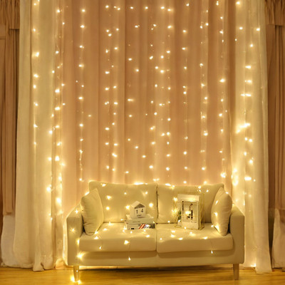 Lumicub 36 LEDs 15.1 m Yellow Flickering String Rice Lights(Pack of 2)