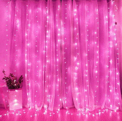 CANDLE 40 LEDs 11 m Pink Steady String Rice Lights(Pack of 1)