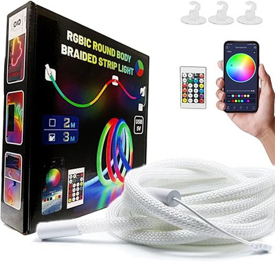 Lightify 300 LEDs 5 m Multicolor Color Changing Strip Rice Lights(Pack of 1)