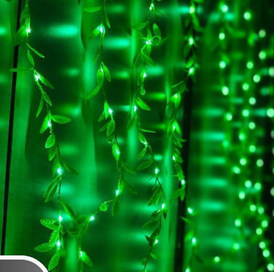 inooBeam 180 LEDs 3.1 m Yellow Flickering Leaf Rice Lights(Pack of 1)