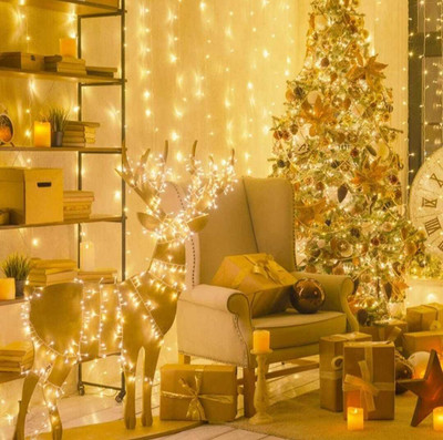 CANDLE 40 LEDs 11 m Gold Steady String Rice Lights(Pack of 1)