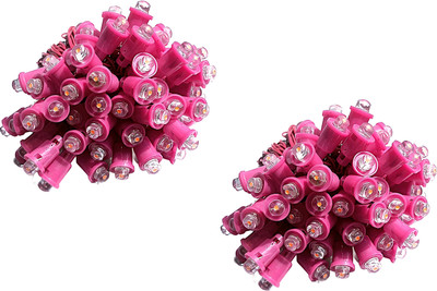 Barito 35 LEDs 10 m Pink Steady Bulb Rice Lights(Pack of 2)