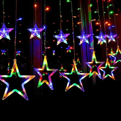 Festivbliss 12 LEDs 10 m Multicolor Color Changing, Flickering, Steady Star Rice Lights(Pack of 1)