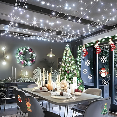 Kingdom 36 LEDs 9 m White Steady String Rice Lights(Pack of 1)