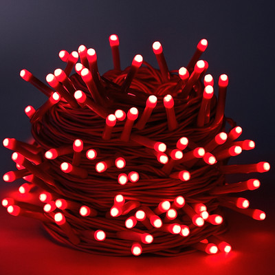 MPROW 56 LEDs 15 m Red Steady String Rice Lights(Pack of 1)