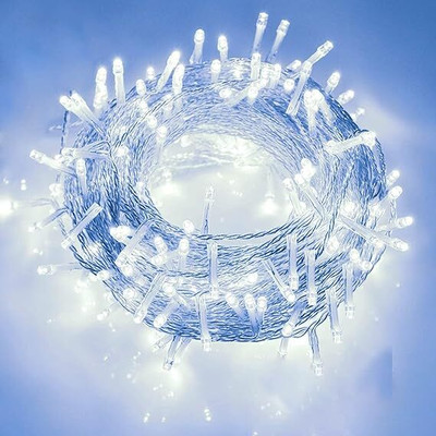 Growvibe 40 LEDs 15 m White Steady Ball Rice Lights(Pack of 1)